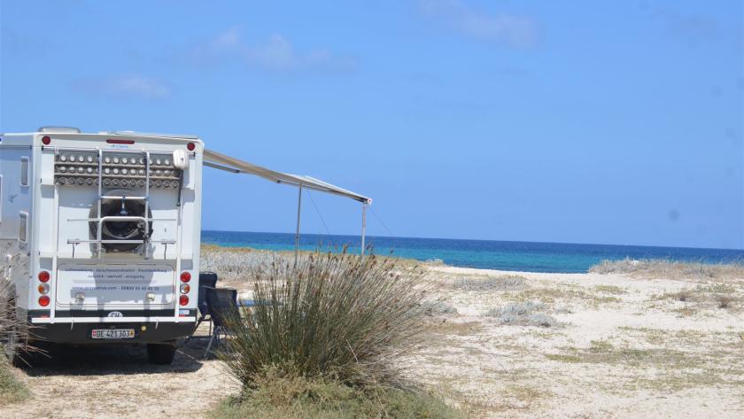 Weisser Strand und Einsamkeit